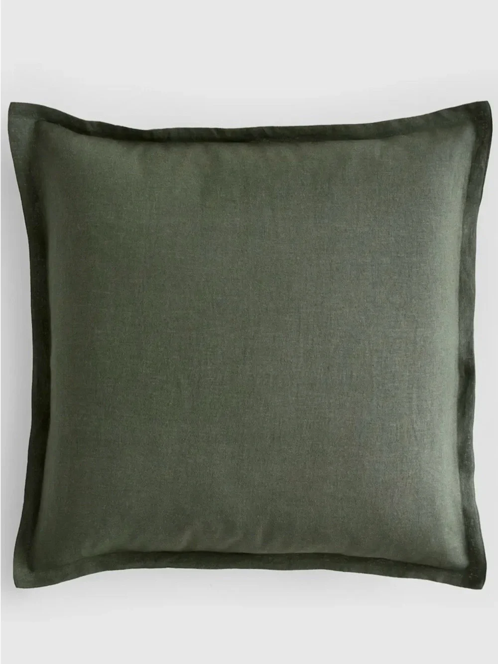 Quince Dusty Olive Green Euro Sham Cover